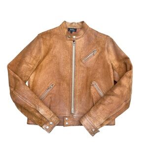 A.P.C. Made in France leather jacket